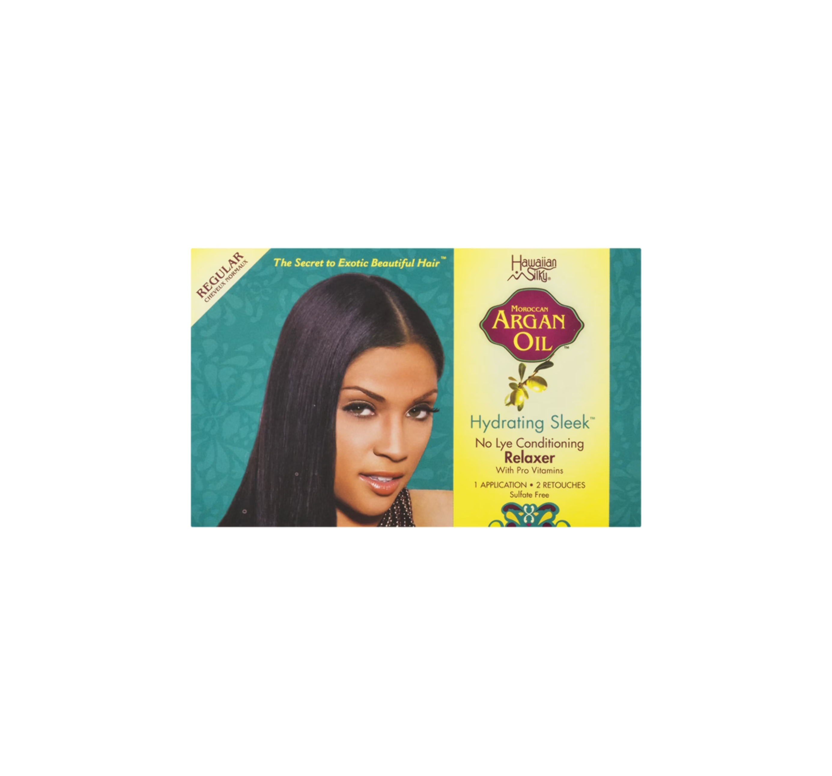 Hawaiian Silky Argan Oil Hydrating Sleek Relaxer Regular 5 pcs