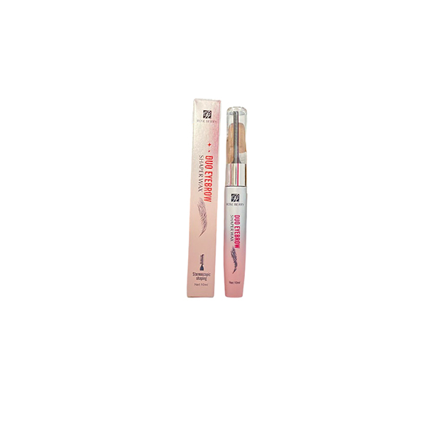 Rose Berry Duo Brush Eyebrow Shaper Wax 10ml