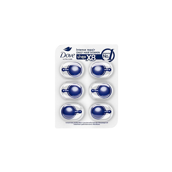 Dove 8X Intense Repair Daily Hair Vitamin 6pcs