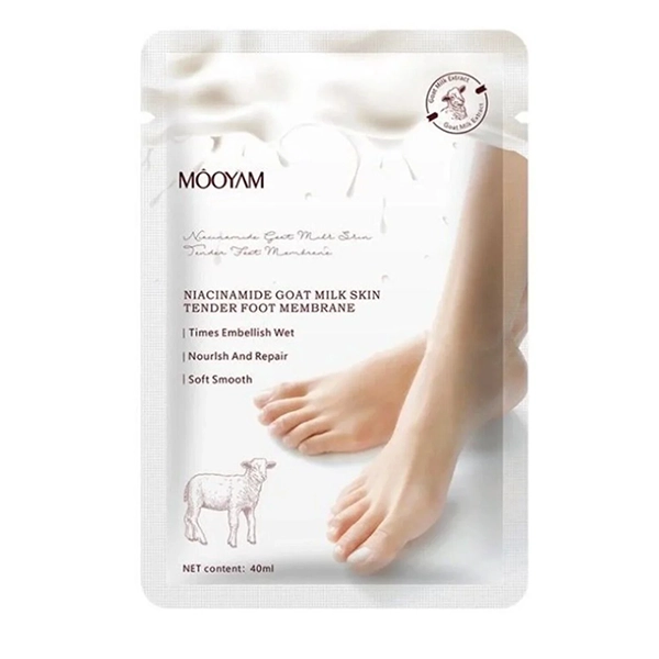 Mooyam Nicotinamide Goat Milk Foot Mask 40 ml