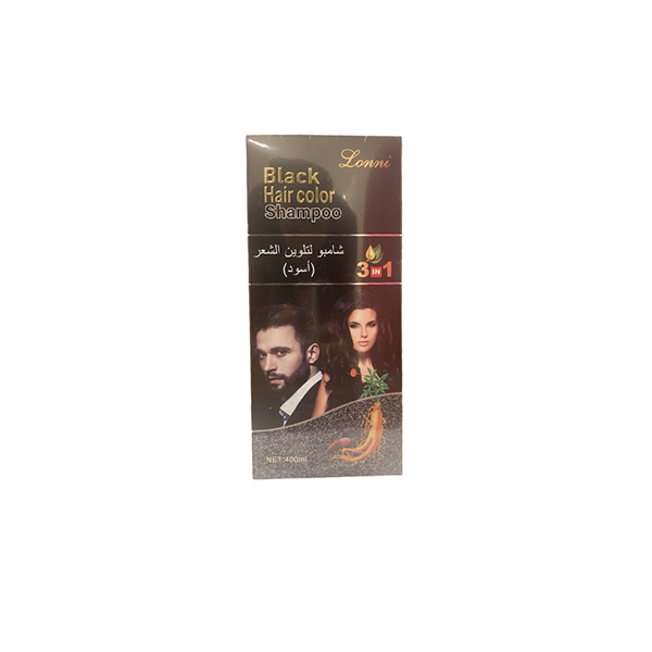 Lonni Hair Color Shampoo Black 400ml