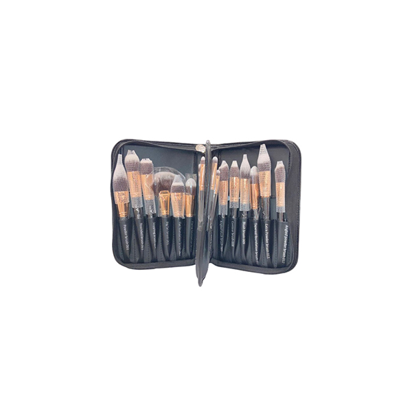 DAROGE Makeup Brush Set Black Bag 29 Brushes