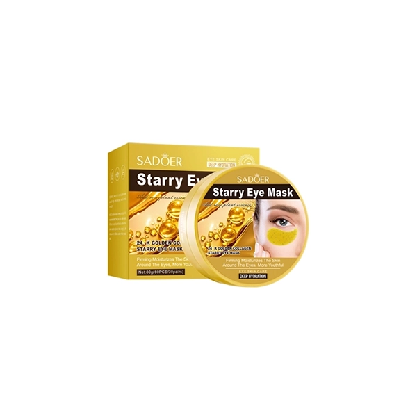 SADOER Starry 24K Golden Mask Eye 30 Pairs